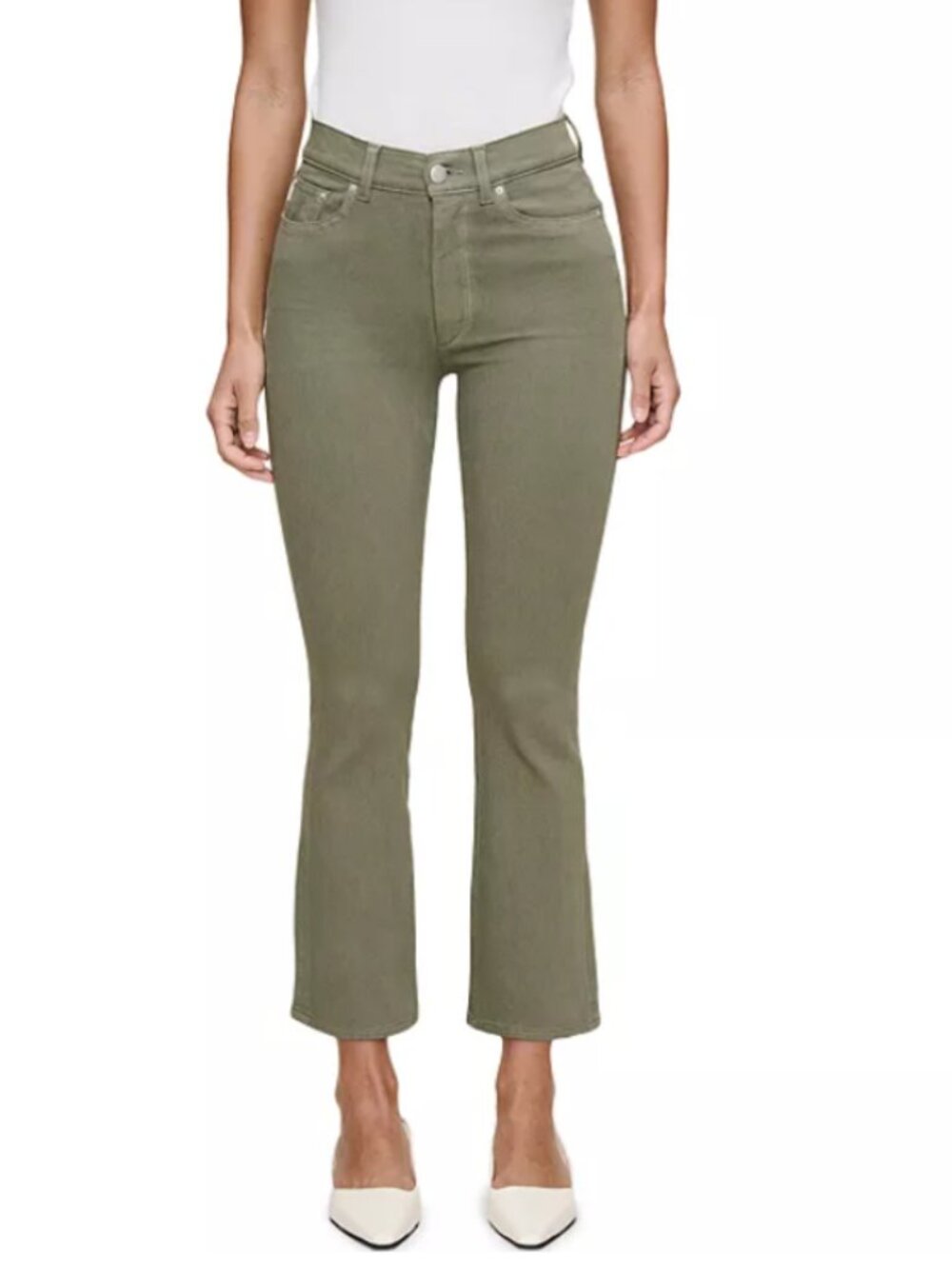 DL1961 Instasculpt Olive Bootcut Jeans Sz 29